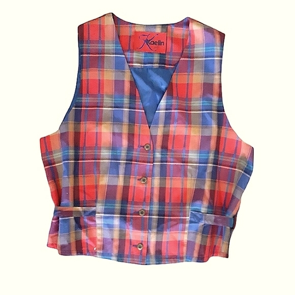 - - KAELIN VINTAGE GOLF VEST - Picture 1 of 7